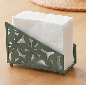 Porte-serviettes en acier inoxydable de haute qualité, couleur verte, design classique, boîte à mouchoirs, parfait pour les cafés et la cuisine - Product Image 5