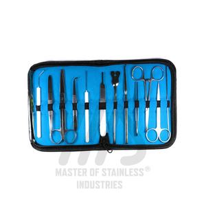 Juego de instrumentos quirúrgicos de acero inoxidable, juego de instrumentos quirúrgicos pequeños con estuche, 12 unidades, por Master of Industry CE - Product Image 4