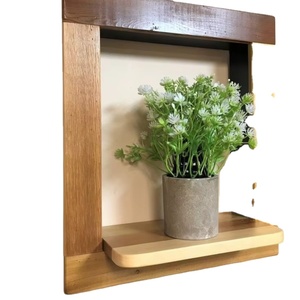 PLANTAS maceta de madera Wishing Well maceta Macetas de madera creativas macetas de flores de corteza jardín - Product Image 3