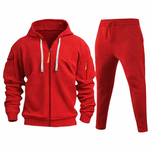 Conjunto de Sudadera con Capucha y Pantalones Deportivos de Algodón Transpirable con Estampado Digital Personalizado, Ropa Deportiva Unisex de Invierno, 2 en 1, OEM, ODM - Product Image 1