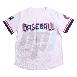 Camiseta de Béisbol Sublimada en Oferta, Camiseta de Béisbol en Stock, Camiseta de Béisbol de Marca Privada - Product Image 1