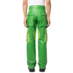 Best Quality Custom Men Leather <b>Cargo</b> <b>Pants</b> Breathable Fabric Multi Pockets Wholesale OEM Hiking Wear Leather <b>Cargo</b> <b>Pants</b> Men - Product Image 2
