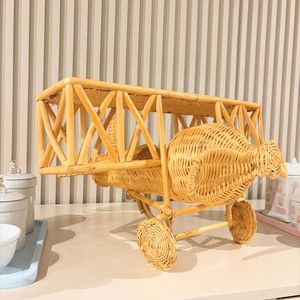 Petit avion en rotin pour enfants, jouet écologique, modèle d'avion miniature, vente en gros d'avions miniatures - Product Image 4