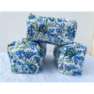 Caja de Joyería de Algodón Estilo Bohemio, Simple y Casual, Ligera, con Estampado a Mano, Multifuncional, para Viajes, Aire Libre y Sala de Estar - Product Image 2