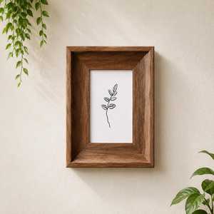 Wood <b>Picture</b> <b>Frame</b> Rustic Photo <b>Frame</b> Farmhouse Tabletop <b>Frame</b> <b>Wall</b> Mounted <b>Frame</b> Home Decor Gift <b>for</b> Family Photos - Product Image 2