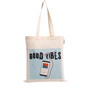 Sac fourre-tout en coton personnalisable pour dames avec logo rayé coloré à fermeture éclair imprimé cadeau personnalisé prix d'usine direct d'Inde - Product Image 5