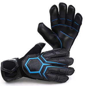 Gants de gardien de but de football professionnels, en PU, à doigts entiers, antidérapants, respirants, avec sangle de poignet réglable, unisexe - Product Image 2