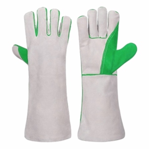 Gants de soudure en cuir de vachette pleine fleur, ignifuges, renforcés, résistants, avec logo personnalisable - Product Image 3