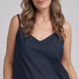 Camisola Larga de Algodón para Mujer, Simple, Sexy, Sin Mangas, Delgada, Transpirable, Ecológica, Top Sólido, Combinable con Todo, Top Básico - Product Image 6