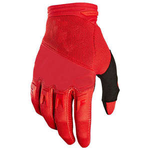 Gants de cyclisme rouges mi-doigts, longueur poignet, respirants, antichoc, VTT, avec logo personnalisé - Product Image 1