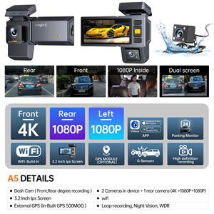 Camera hành trình OEM/ODM 3.2 inch 4K+1080P, DVR ô tô, WiFi, GPS, ghi hình vòng lặp, giám sát đỗ xe 24 giờ, bảo hành 12 tháng - Product Image 3