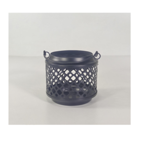 Meilleur bougeoir votif en métal avec revêtement de finition de forme ronde en maille perforée pour la décoration intérieure par Home Decor - Product Image 2