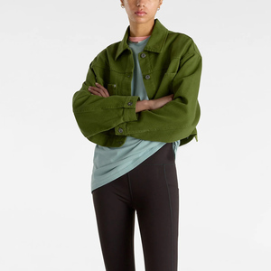 Chaquetas Vaqueras Cortas Personalizadas para Mujer, Estilo Informal, con Cierre de Botones, para Otoño - Product Image 4