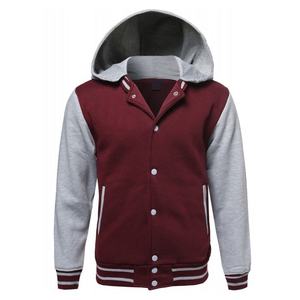 Veste universitaire en cuir de qualité supérieure, confortable, style baseball universitaire en satin, imperméable, style hiver, fourrure, vente en gros - Product Image 1