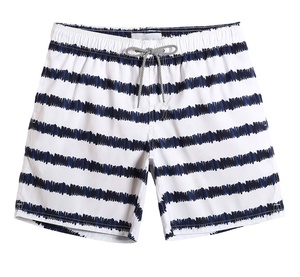 Shorts de plage pour hommes personnalisés avec impression intégrale par sublimation, style streetwear, été, grande taille, motif uni avec logo personnalisé - Product Image 1