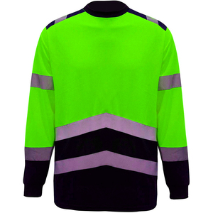 Polo de sécurité réfléchissant et imperméable pour homme, vêtement de sécurité haute visibilité à manches longues pour facteur, en vente - Product Image 4