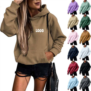 Vente en gros ABDULLAH APPARELS Nouveau design Hiver Vintage ODM Imprimé Vêtements décontractés Pulls à capuche pour femmes Haute qualité Couleur unie - Product Image 2