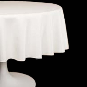 120 Inch Polyester Vòng/Vuông Đồng Bằng Màu Trắng 100% Rắn Màu Trắng Khăn Trải Bàn Tùy Chỉnh Vải Lanh Bảng Vải Từ Ấn Độ Jaipur - Product Image 2