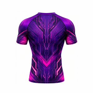 T-shirt de compression pour homme, haut de performance athlétique, séchage rapide, extensible, pour fitness, course à pied, gym, entraînement, sportswear, haut actif - Product Image 2