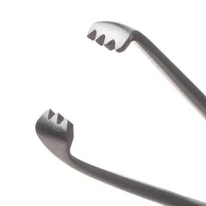 คีมจับเนื้อเยื่อ Allis ขนาด 15 ซม. 4x5 ซี่ฟัน สแตนเลสสตีล แบบใช้มือ  ชนิดที่ 1 เครื่องมือผ่าตัด ได้รับการรับรองมาตรฐาน CE ISO ขายส่ง B2B จำนวนมาก - Product Image 2