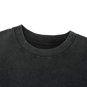 เสื้อยืดวินเทจทรงโอเวอร์ไซส์ผ้าคอตตอนหนาน้ำหนัก 280 กรัม ลายย้อมสีแบบไท-ได ลุคดิสเทรส แอซิดวอช ขอบดิบ สไตล์ไฮสตรีท สำหรับผู้ชาย - Product Image 3