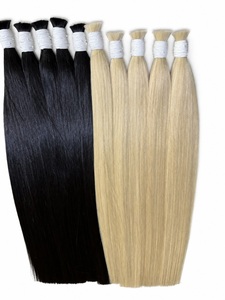 AZURA HAIR เวียดนาม ผมแท้แบบเป็นมัด สีแดงทองแดง ปลายผมเต็ม เส้นผมถักแบบดับเบิ้ลเวฟท์ ผมเวอร์จิ้น 100 กรัม/แพ็ค ทุกสี - Product Image 6