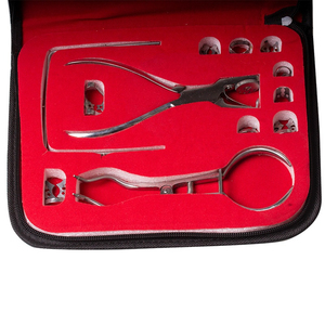 Kit de forceps dentaires professionnels en acier inoxydable certifié CE, pince à perforer, ensemble d'instruments dentaires de classe I - Product Image 6