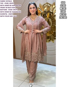Ensemble Anarkali floral Noor - Product Image 1