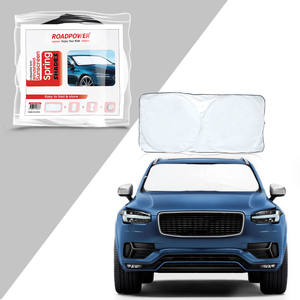 Pare-soleil rond Roadpower, protection réfléchissante pour pare-brise de voiture, réduit la chaleur et améliore le confort à l'intérieur de la voiture - Product Image 1
