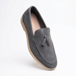 Mocasines de Cuero Genuino con Borlas, Punta Cerrada, Forro Antideslizante, Zapatos Casuales para Caminar para Hombre - Product Image 2