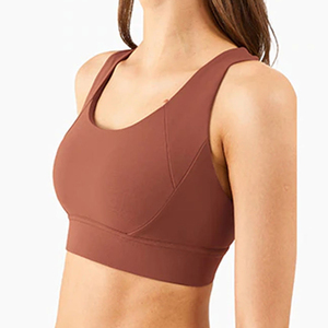 Conjunto de yoga sin costuras para mujer, 2 piezas, ropa de gimnasio, ropa deportiva de alta calidad, OEM, conjunto de yoga de tela tejida en venta - Product Image 6