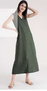 เดรสยาวพิมพ์ลายคอวีสำหรับผู้หญิง ดีไซน์โดดเด่นไม่ซ้ำใคร คุณภาพเยี่ยม ขายส่ง ประจำฤดูร้อนปี 2026 เหมาะสำหรับใส่ไปเที่ยวทะเลและงานปาร์ตี้ - Product Image 4