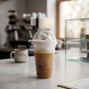 QUANG QUAN 12/16/22/24oz High Transparency Recyclable PP Single Wall <b>Plastic</b> <b>Cups</b> 95mm Diameter For Iced Coffee Tea Cold Drinks - Product Image 2