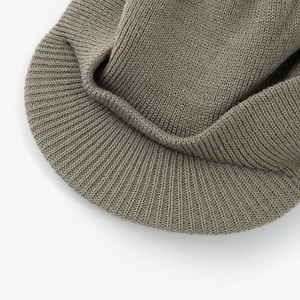 Gorro de Punto Negro con Visera, Estilo Urbano, Gorro de Invierno - Product Image 6