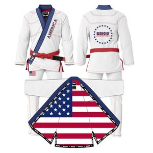 Kimono de Jiu-Jitsu pour hommes, de haute qualité, léger, 440 GSM, extensible, résistant à la déformation, 100% coton, avec logo personnalisé, équipement d'entraînement - Product Image 1