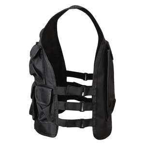 Chaleco de caza negro con doble bolsillo y precio económico para hombre, chaleco de tiro con protección para los hombros, chaleco de pesca y caza - Product Image 3