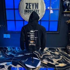 Custom Zipper Gemstone Glitter Sun Faded Hoodies <b>Jacket</b> Embroidery Print Vintage Distressed Acid Wash Diamond <b>Rhinestone</b> Hoodie - Product Image 6