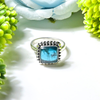 Anello da Donna Regolabile Fatto a Mano in Argento Sterling 925 con Cianite Verde Naturale Stile Vintage, Gioiello con Gemma per Anniversario, Vendita all'Ingrosso