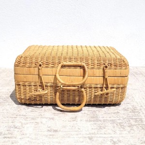 Sac de voyage en rotin, mallette de luxe, fournitures d'usine en gros, panier de voyage, ensemble de bagages - Product Image 1