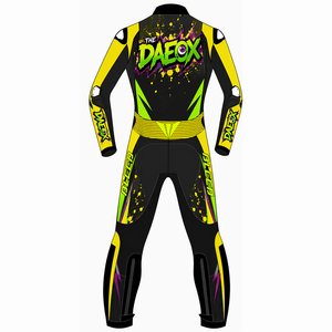 Traje de Motociclismo Daeox GSXR de Cuero Vacuno/Canguro, Impermeable, Estampado, de Una Pieza, Unisex, con Protección CE, OEM - Product Image 2