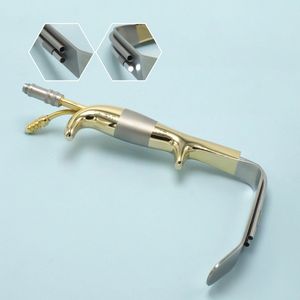 High Quality Tebbetts Breast Augmentation Retractor 25x120mm Fiber <b>Optic</b> & Suction Stainless Steel Plastic Surgery <b>Instrument</b> CE - Product Image 1