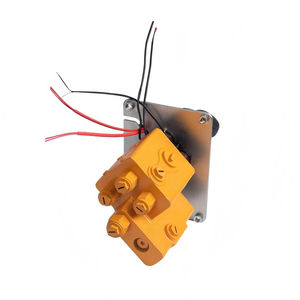 Hydraulic <b>Control</b> Valve With Lever Orange Body And <b>Wiring</b> For Construction Machinery Parts - Product Image 6