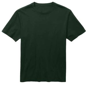 Camiseta Casual de Manga Corta para Hombre, 100% Algodón, Cuello Redondo, Corte Regular, Color Sólido, Tejido de Punto, Diseño Liso, OEM - Product Image 2