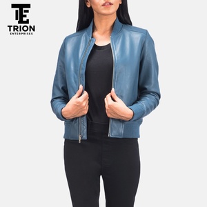 Professional High Quality <b>Women's</b> Leather <b>Jacket</b> Breathable <b>Lightweight</b> Wholesale Price For <b>Women</b> Leather <b>Jacket</b> with OEM - Product Image 5