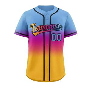 Nouveau design, maillot de baseball personnalisé pas cher, uniforme de baseball très vendu, fabriqué au Pakistan, taille adulte, vêtements de sport pour hommes - Product Image 6