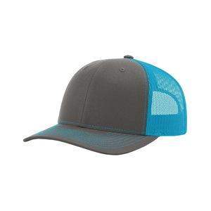 Casquette de sport personnalisée en gros à 6 panneaux pour homme, broderie 3D de haute qualité, logo, en coton noir, style Gorra, avec filet et fermeture Snapback, type Trucker - Product Image 3