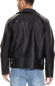Vestes en cuir pour motards sur mesure, fabriquées par des fabricants en gros, pour hommes, en cuir véritable, taille personnalisée, veste d'hiver en cuir. - Product Image 6