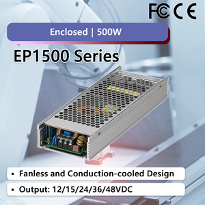 EDAC POWER 12V 500.4W 41.7A Serie EP1500A Fuentes de Alimentación Industriales Encapsuladas 92%~95% de Eficiencia para Aplicaciones Industriales - Product Image 1
