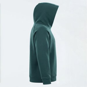 Sudadera con Capucha para Mujer, Moderna, con Logotipo Personalizado, Color Sólido, Manga Larga, Tejida en Algodón, para Otoño e Invierno, con Bolsillo Delantero - Product Image 3