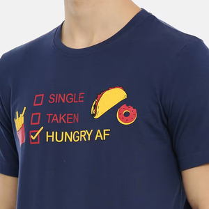 Camiseta de Cuello Redondo 100% Algodón de Alta Calidad OEM, Logotipo Personalizado, Transpirable, Informal, para Hombre, Tejido de Punto para Fitness - Product Image 6
